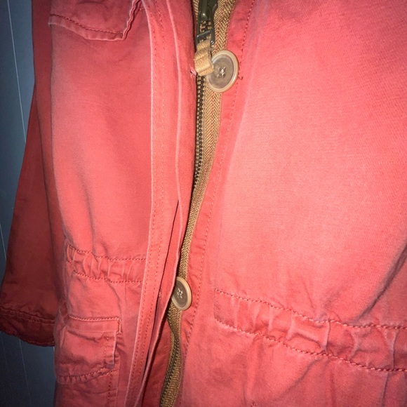 Ann Taylor LOFT burnt orange Adirondack Jacket Linen size Medium - Picture 9 of 13